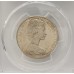 AUSTRALIA 1981 . TWENTY 20  CENTS COIN . VARIETY . 3 1/2 CLAW . SCALLOP LETTERS . PCGS MS64